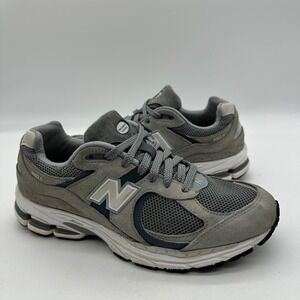 New Balance M2002RST Mens 8.5 Womens 10 Steel Suede 2002R Grey Running Shoes